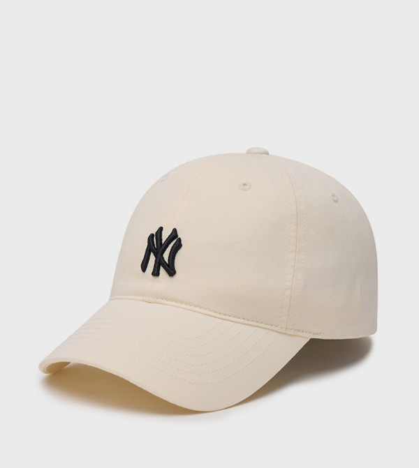 إم إل بي  كاب بيسبول - كريمي  Baseball Caps