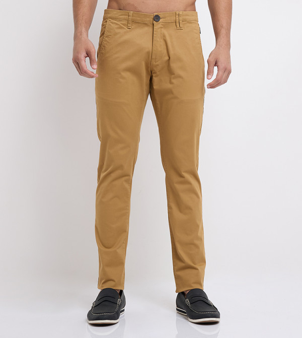 Beverly Hills Polo Club  Casual Pants - Khaki Casual Pants