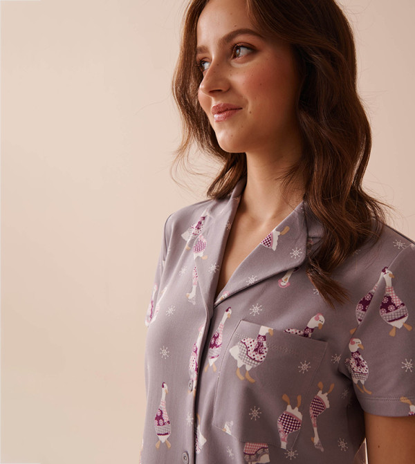 La Vie en Rose  Clothing - Grey Tops