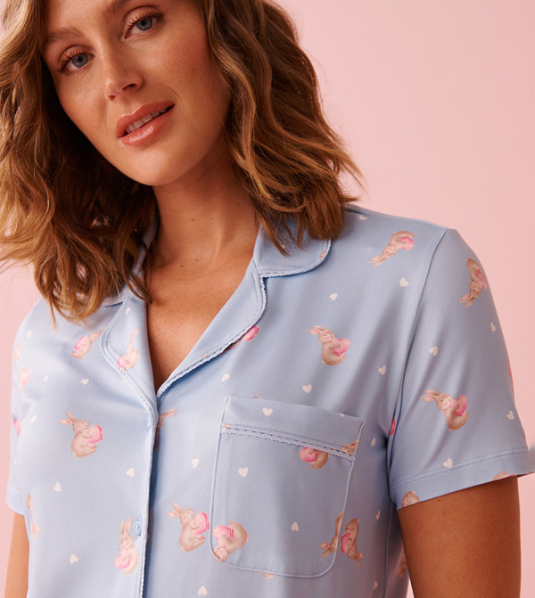 La Vie en Rose  - Blue Tops