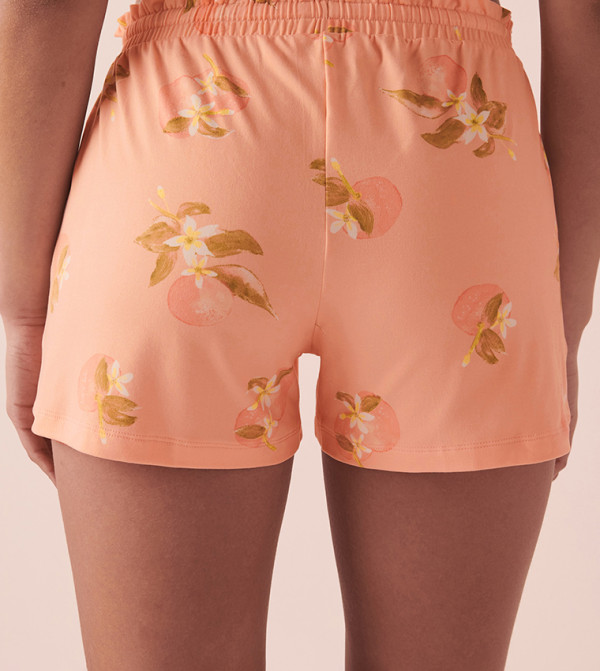 La Vie en Rose  Sleepwears & Loungewears - Orange Lounge Shorts