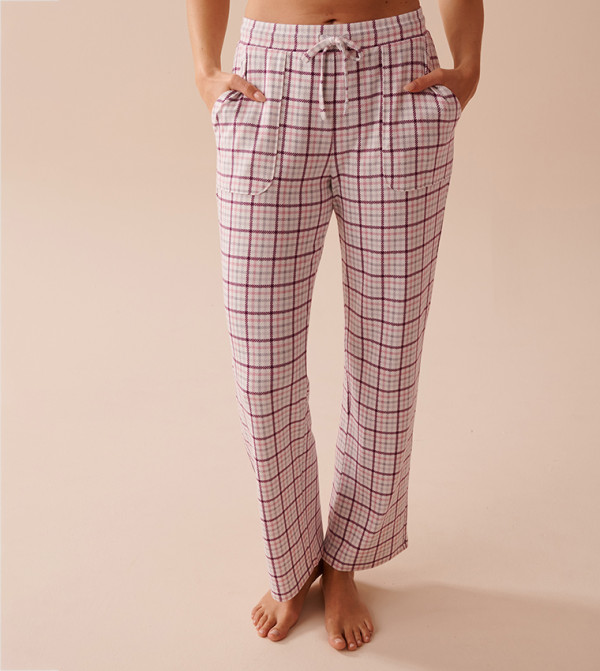 لافي ان روز  checkered-plaid-w - متعدد Bottoms