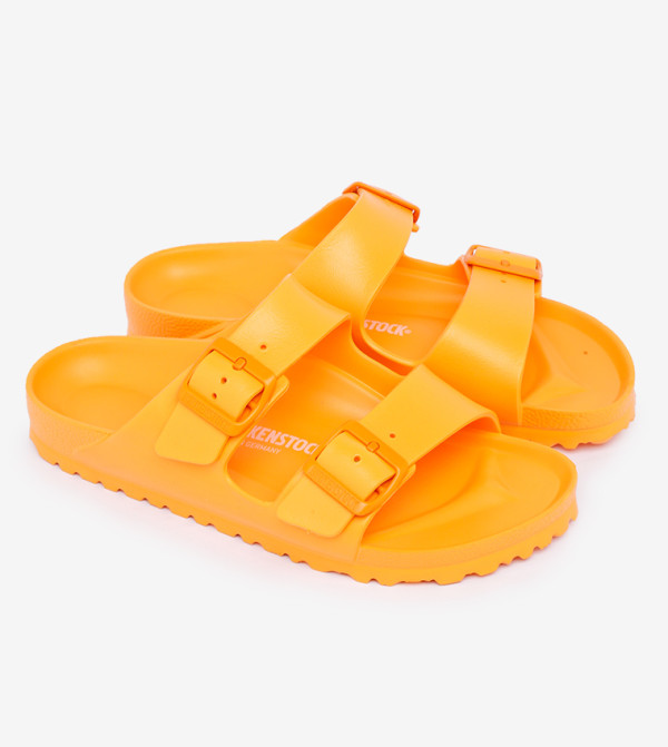 Birkenstock  Flat Sandals - Yellow Slip-ons