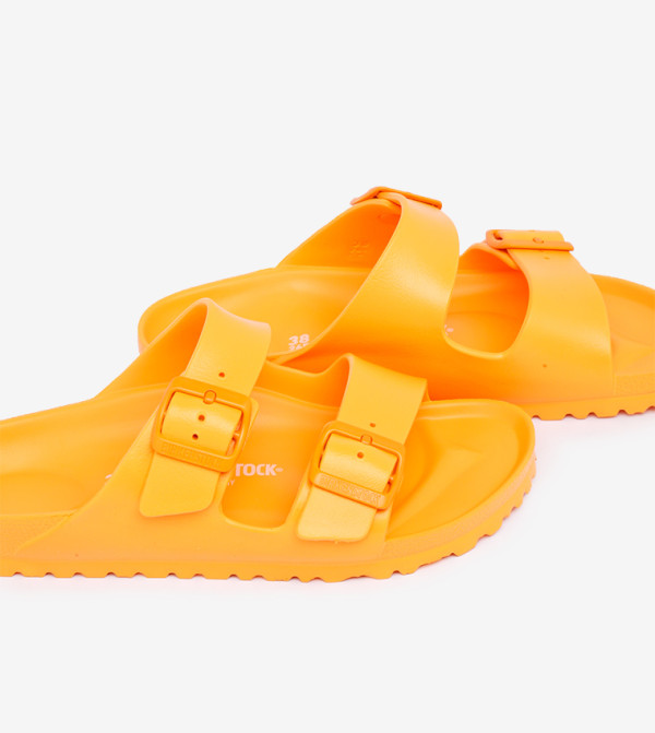 Birkenstock  Flat Sandals - Yellow Slip-ons