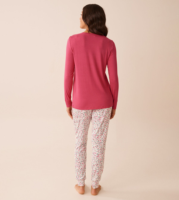 La Vie en Rose  Pyjama Set - Red Pyjama Set