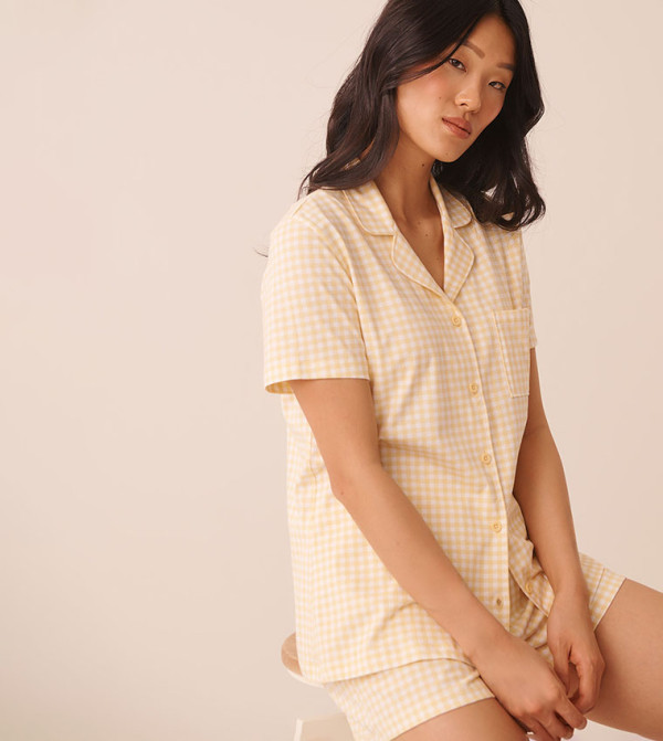 La Vie en Rose La Vie en Rose - Yellow Pyjama Set