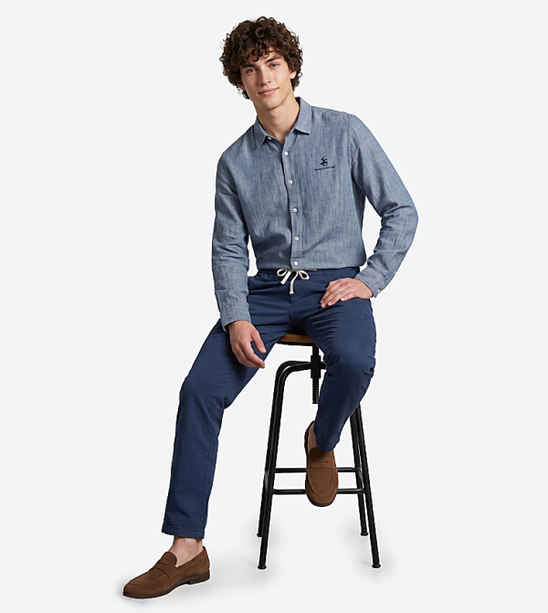 Beverly Hills Polo Club  Casual Pants - Blue Casual Pants