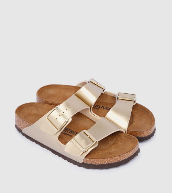 Birkenstock Birkenstock - Gold Slip-ons