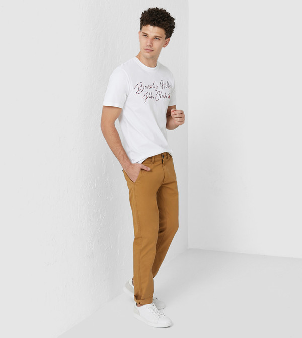 Beverly Hills Polo Club  Casual Pants - Khaki Casual Pants