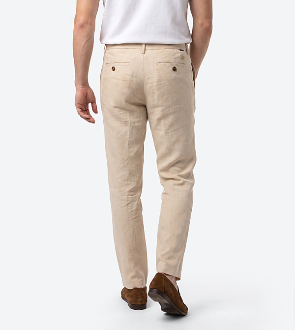 Beverly Hills Polo Club  Pants & Chinos - Sand Formal Pants