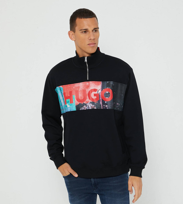 HUGO  clearance sa - Black Sweatshirts