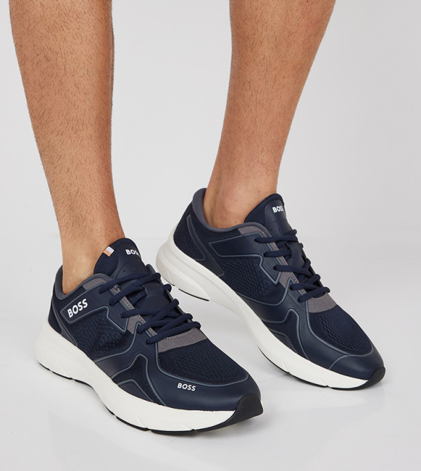 BOSS BOSS - Navy Running Shoes