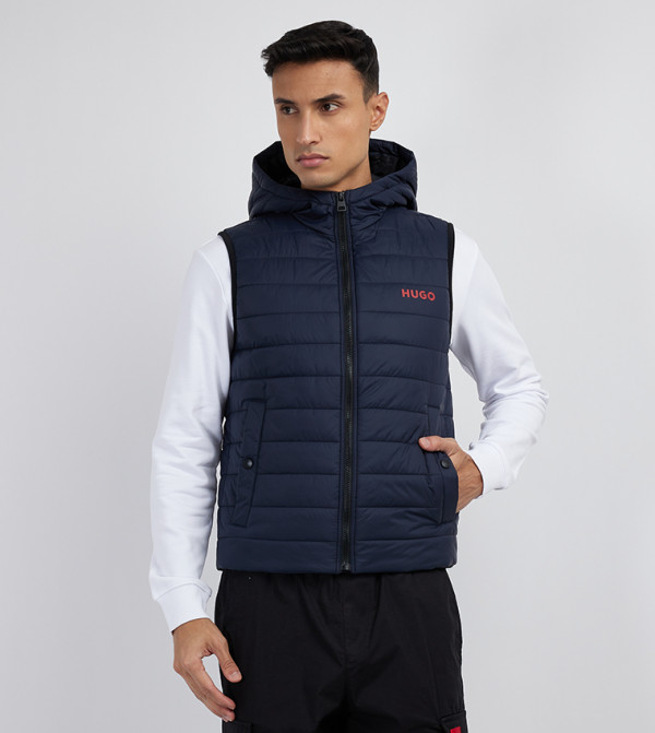 هوغو clearance sa - أزرق غامق Puffer Jacket