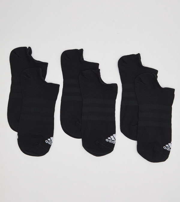 Adidas Socks - Black No Show Socks