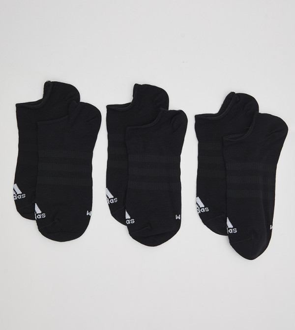 Adidas Socks - Black No Show Socks