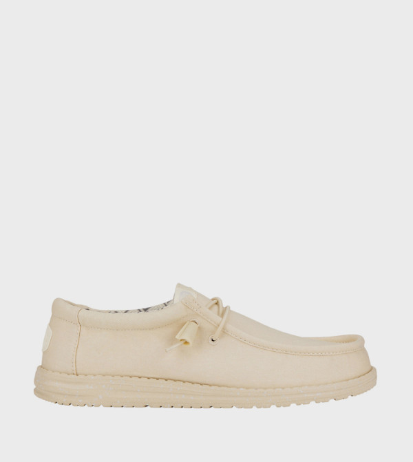 HEY DUDE  resort-vacation-sets - Beige Casual Slip-ons