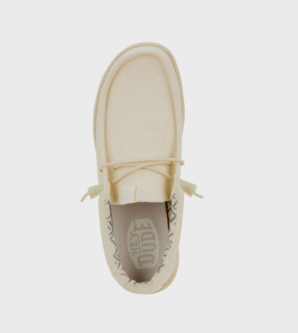 HEY DUDE  resort-vacation-sets - Beige Casual Slip-ons