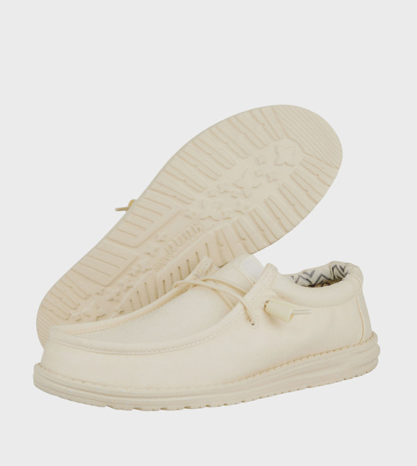 HEY DUDE  resort-vacation-sets - Beige Casual Slip-ons