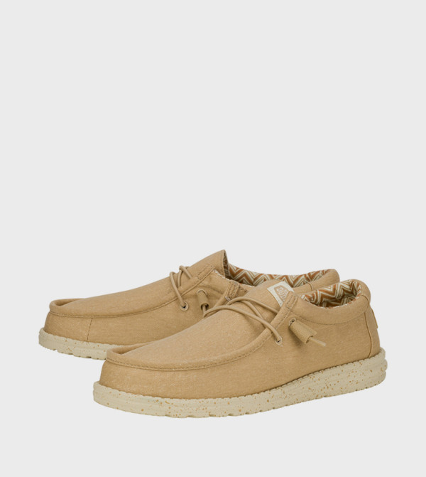HEY DUDE  resort-vacation-sets - Brown Casual Slip-ons