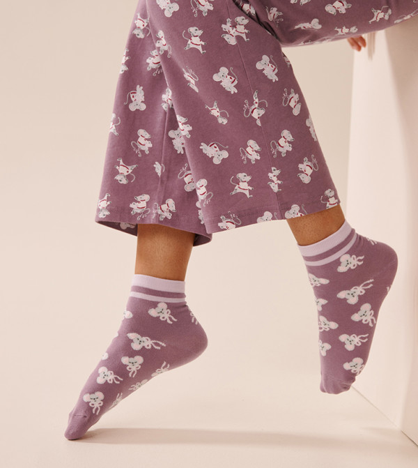 لافي ان روز  جوارب   - متعدد Ankle Length Socks