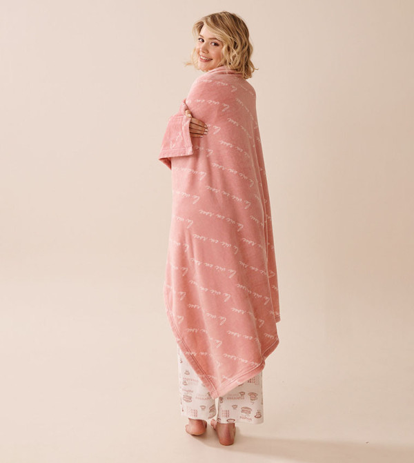 La Vie en Rose Bedding - Pink Blankets & Throws