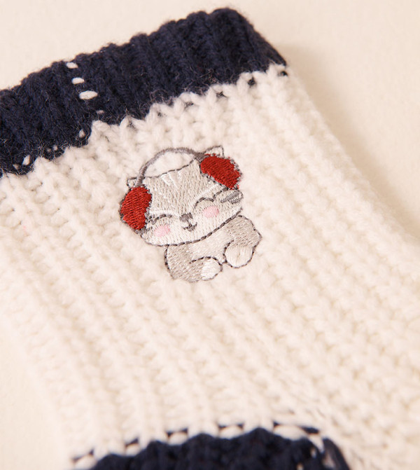 La Vie en Rose  Ankle Length Socks - White Ankle Length Socks