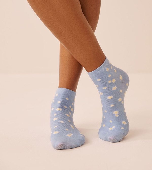 لافي ان روز  جوارب للكاحل  - أزرق Ankle Length Socks