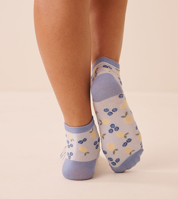 لافي ان روز  جوارب   - أزرق Ankle Length Socks