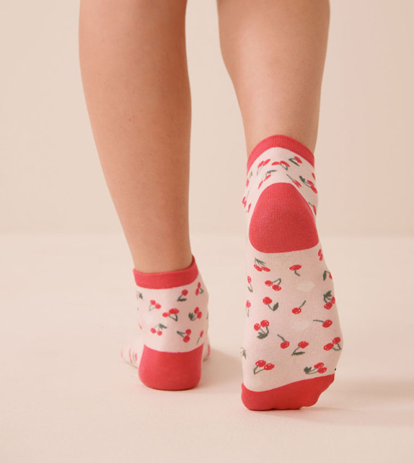 لافي ان روز  جوارب للكاحل  - أحمر  Ankle Length Socks