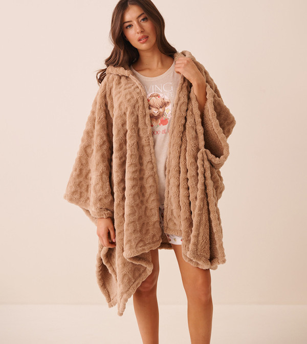 La Vie en Rose  Sleepwears & Loungewears - Brown Night Robes & Kimonos
