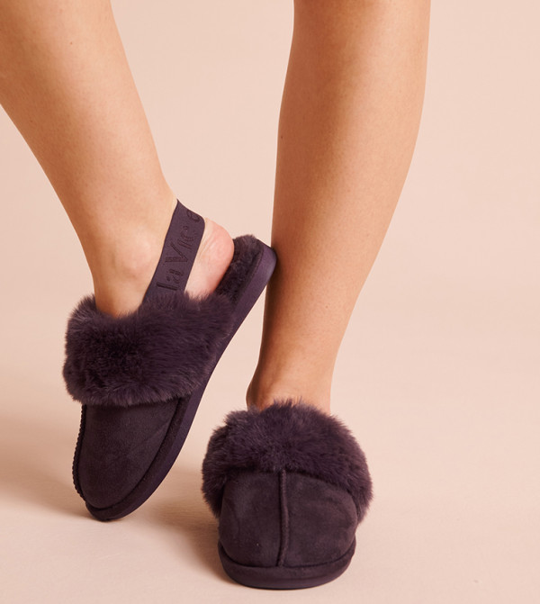 La Vie en Rose La Vie en Rose - Purple Bedroom Slippers