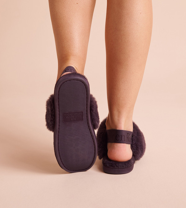 La Vie en Rose La Vie en Rose - Purple Bedroom Slippers