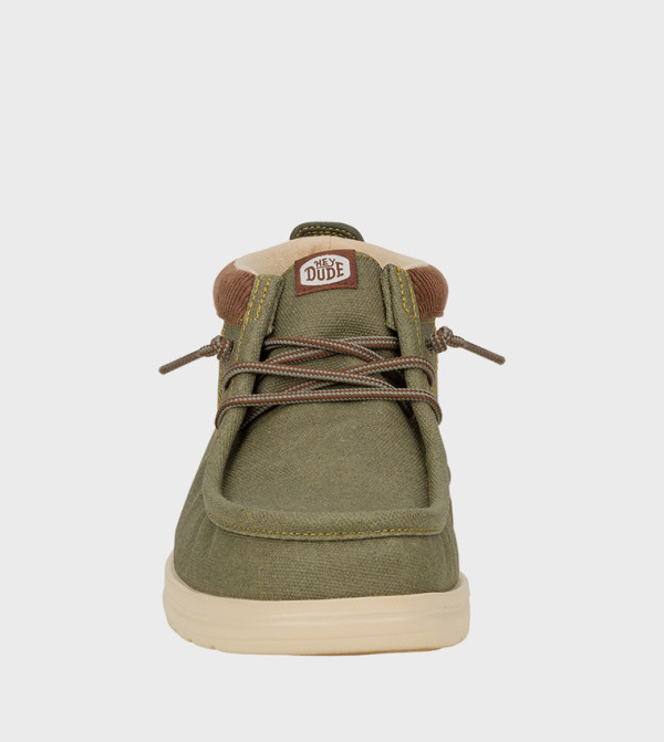 هاي دود  أبوات - أخضر Lace up Boots