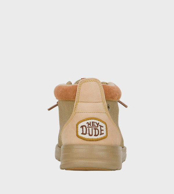 HEY DUDE Boots - Beige Lace up Boots