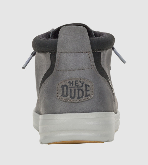 هاي دود  بوت برباط - رمادي Lace up Boots