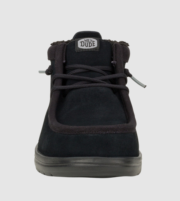 هاي دود  بوت برباط - أسود Lace up Boots