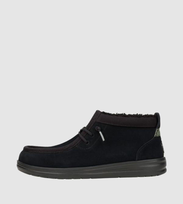 هاي دود  بوت برباط - أسود Lace up Boots