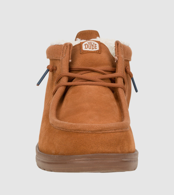 HEY DUDE Boots - Brown Lace up Boots