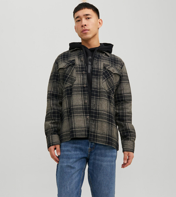 Jack & Jones Jack & Jones - Grey Casual Shirts