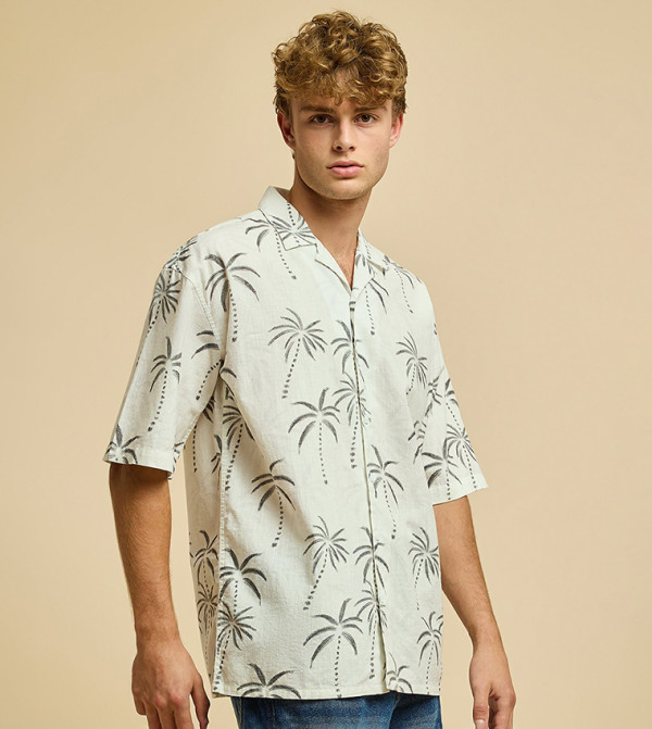 أر آند بي  أكمام قصيرة - أبيض Short Sleeves