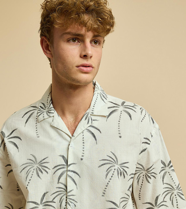 أر آند بي  أكمام قصيرة - أبيض Short Sleeves