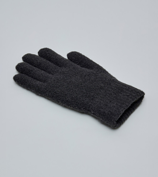 R&B  Gloves - Dark Grey Knit