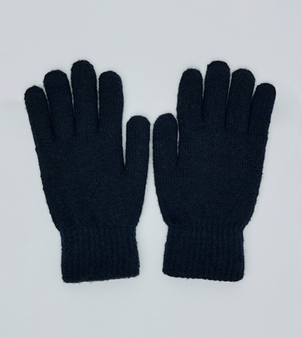 أر آند بي  قفازات - كحلي Knit
