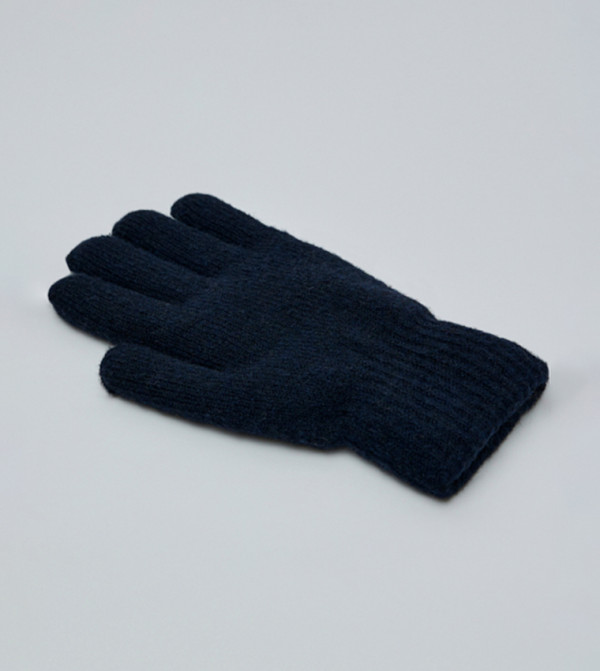 أر آند بي  قفازات - كحلي Knit