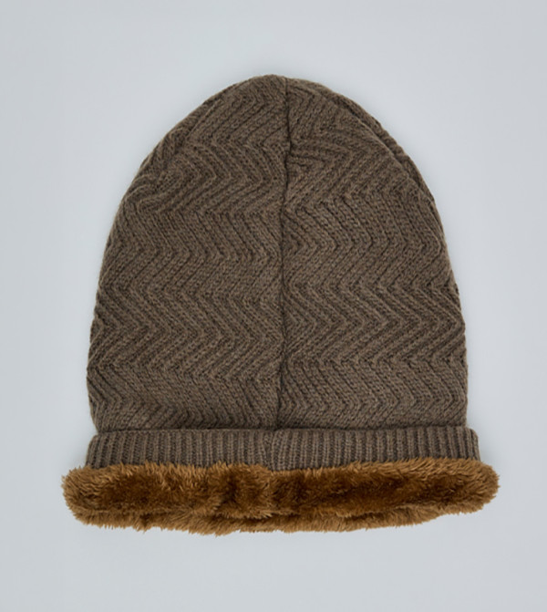 أر آند بي  قبعات بيني - كاكي Beanies