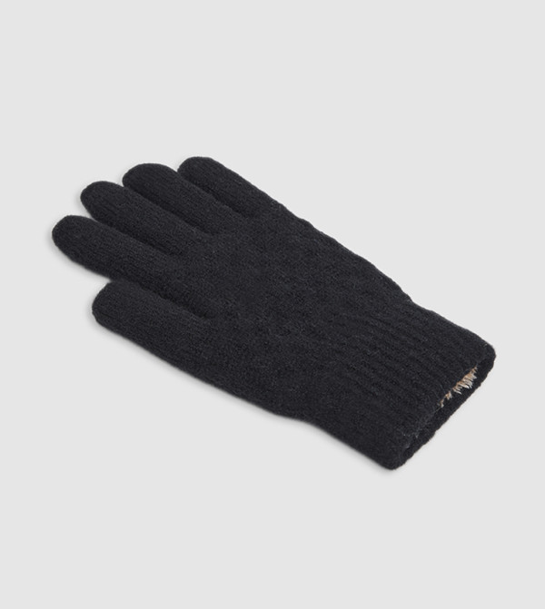 R&B  Gloves - BLACK Knit