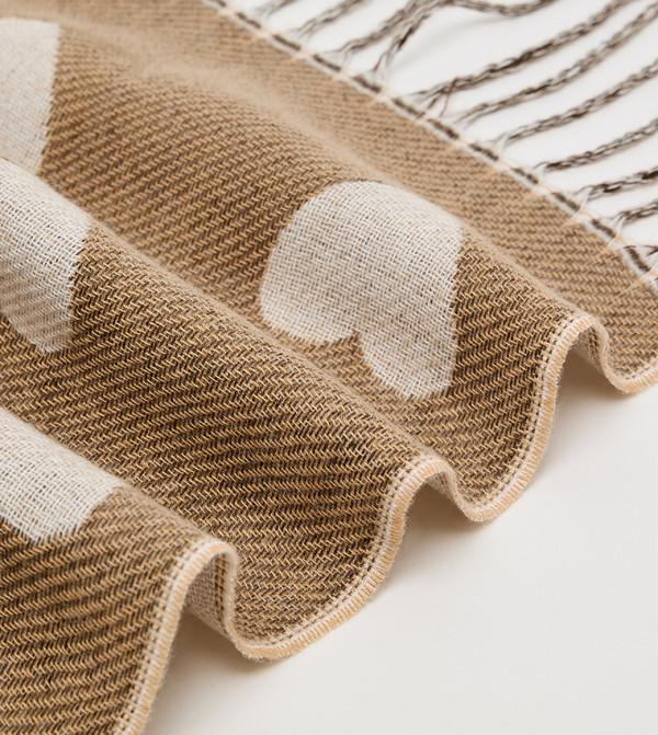 أر آند بي  أوشحة صوفية - بيج Woolen Scarves