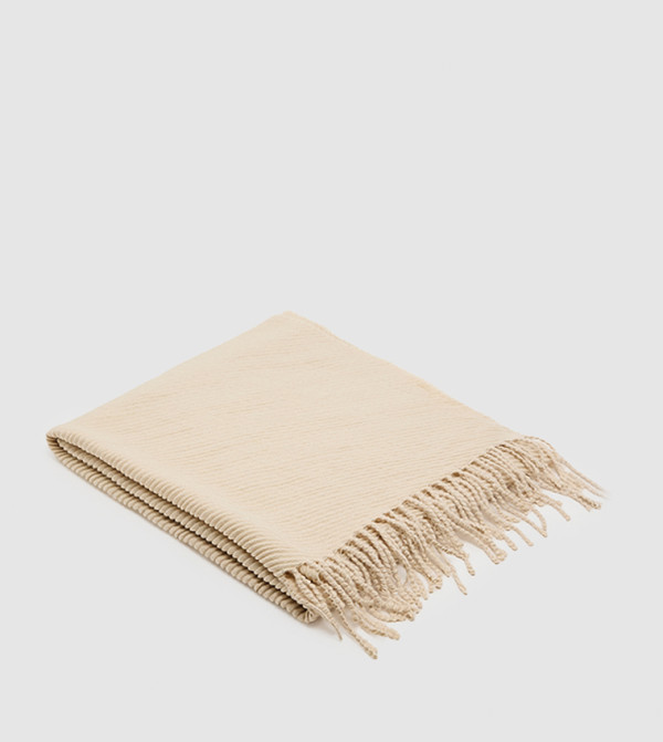 أر آند بي  أوشحة صوفية - بيج Woolen Scarves