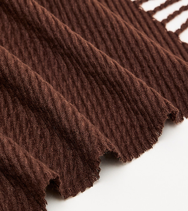 R&B  Woollen Scarves - Brown Woolen Scarves