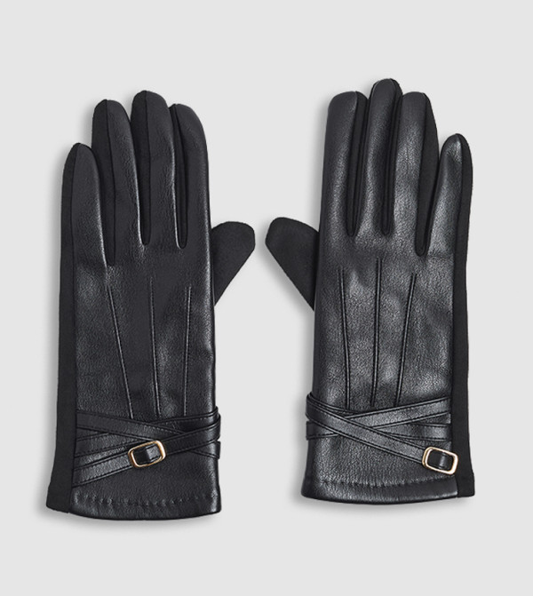 أر آند بي  منتجات جلدية - أسود Leather